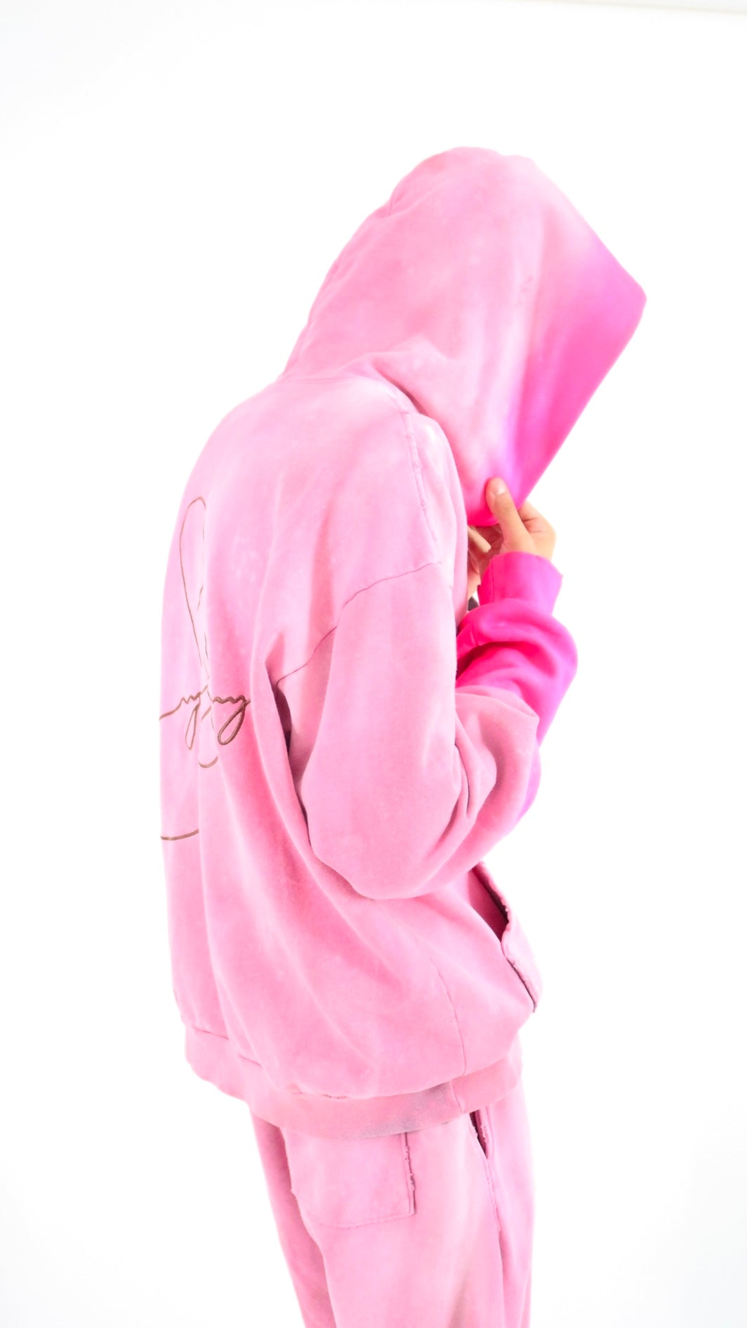 Ombré Signature Sweatsuit - Pink